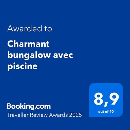 Charmant Bungalow Avec Piscine Saint-Joseph Eksteriør billede